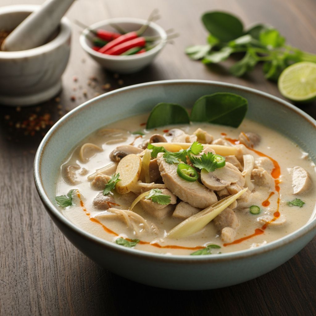 Autentne tom kha supp: valmib kodus vaid 20 minutiga