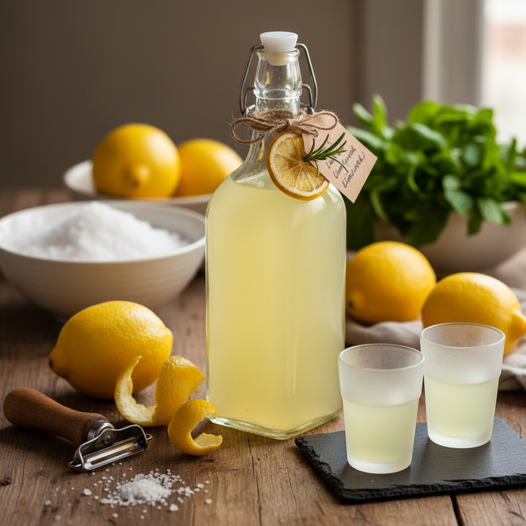 Ehtne Itaalia limoncello: retsept, mis viib keele alla