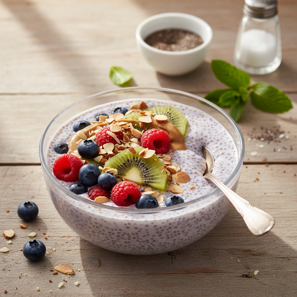 Kiire chia-pudingu retsept: tervislik hommikusöök minutitega