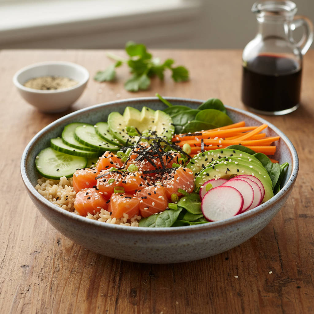 Kiire ja tervislik õhtusöök: toitev pokekausi retsept