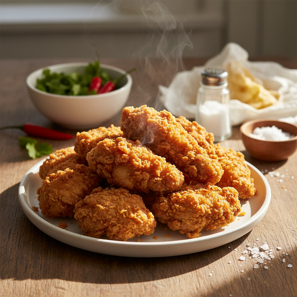 Kodune krõbe kana: retsept, mida armastab terve pere