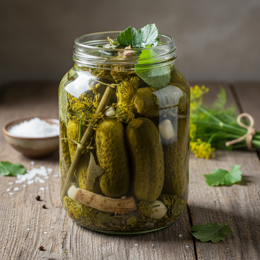 Krõmpsuvad soolakurgid: lihtne ja nostalgiline retsept