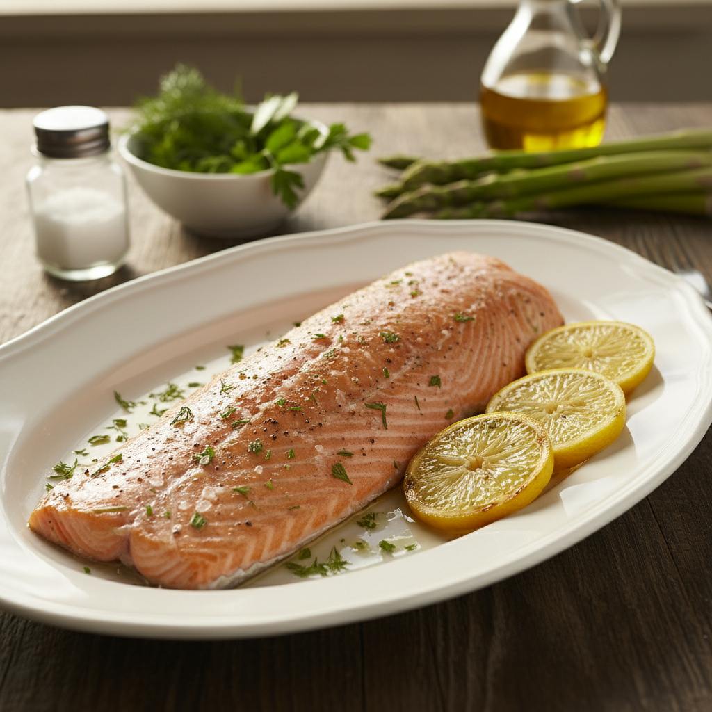 Mahlane ahjulõhe: lihtne nipp, kuidas kala mahlaseks jääb