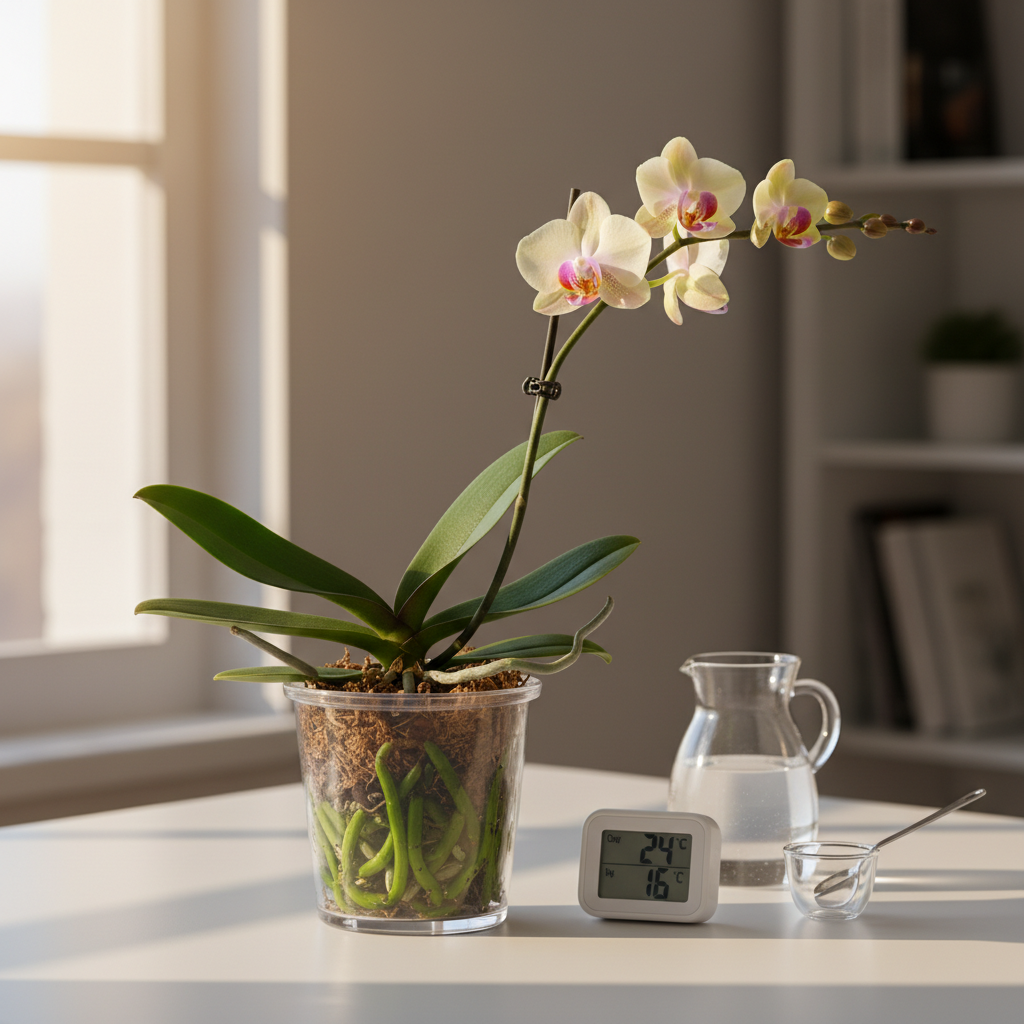 Orhidee ei õitse? See nipp paneb taime taas õide puhkema